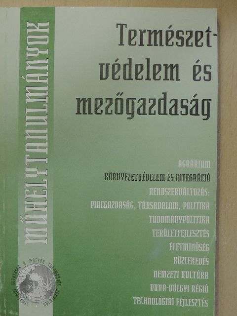 Ángyán József - Természetvédelem és mezőgazdaság [antikvár]