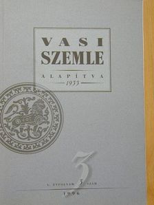 Bakay Kornél - Vasi Szemle 1996/3. [antikvár]