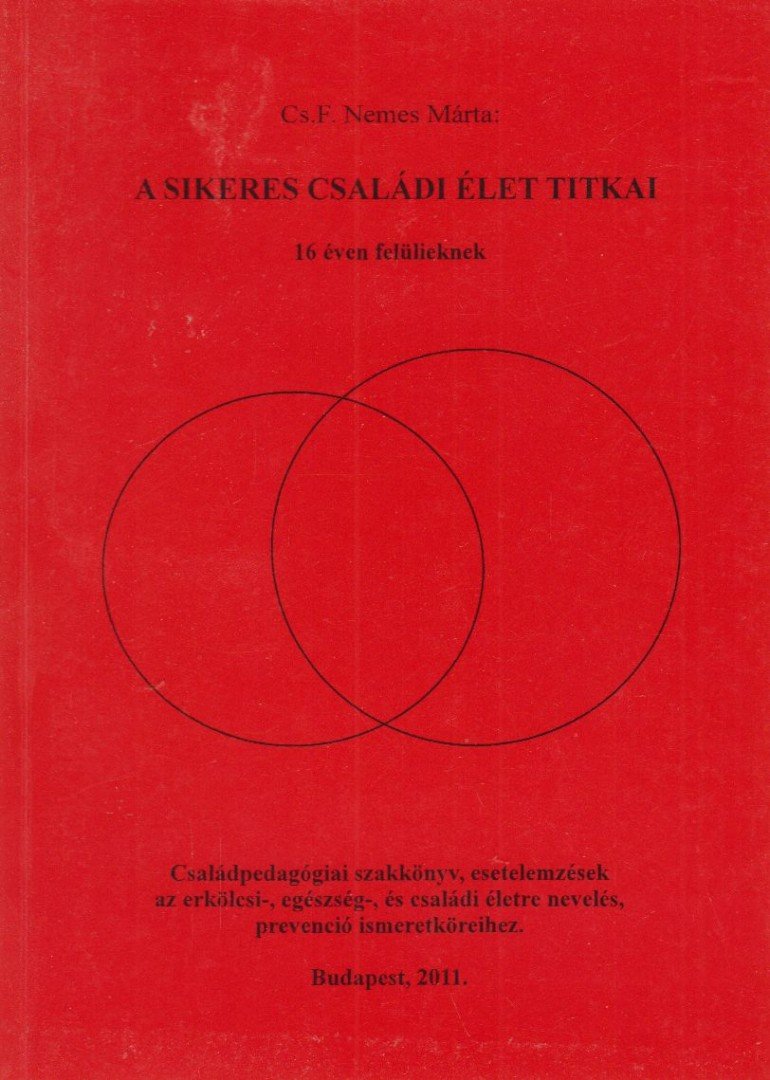 Cs. F. Nemes Márta - A sikeres családi élet titkai [antikvár]