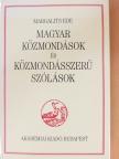 Dr. Margalits Ede - Magyar közmondások és közmondásszerű szólások [antikvár]