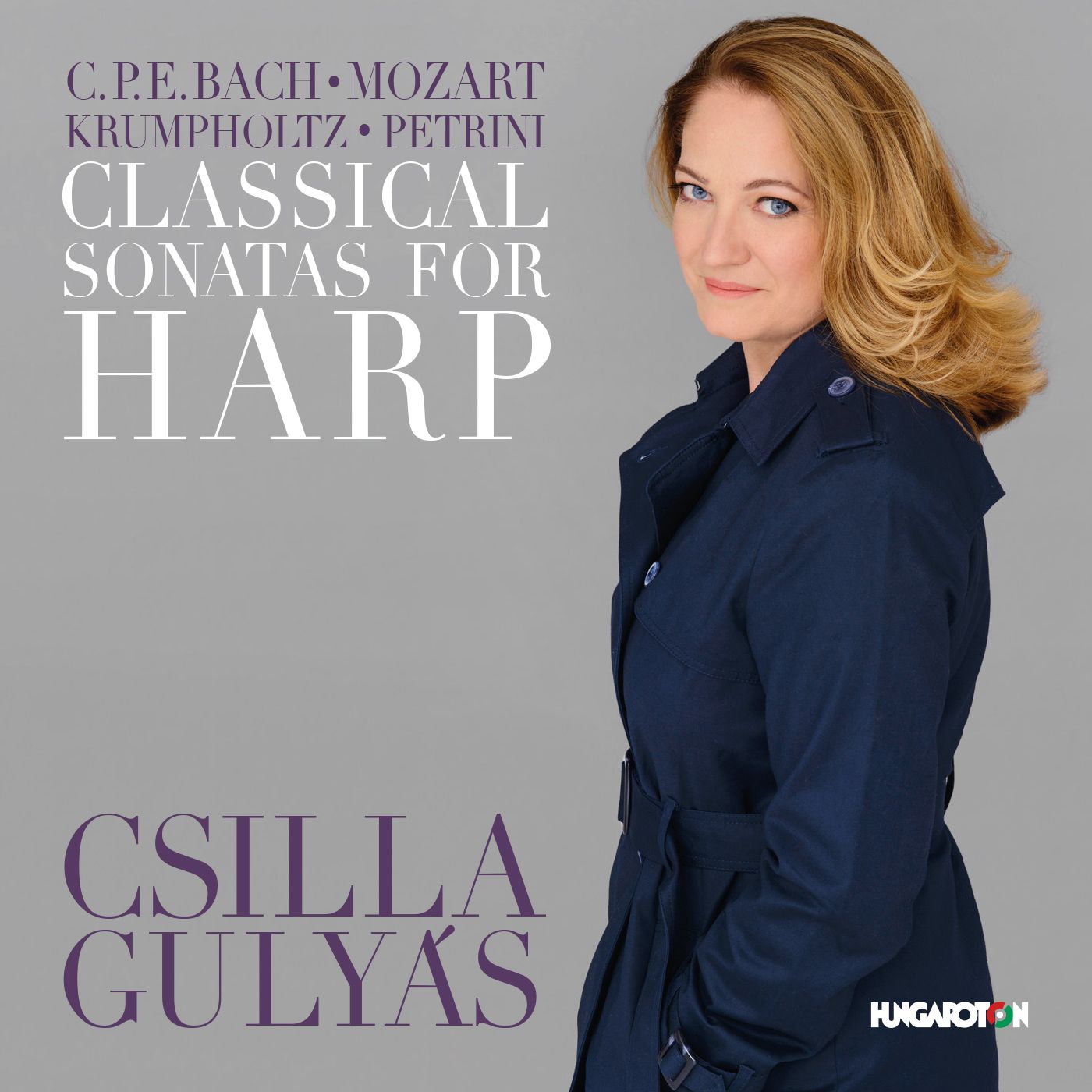 C.P.E.BACH,PETRINI,MOZART,KRUMPHOLZ - CLASSICAL SONATAS FOR HARP CD GULYÁS CSILLA