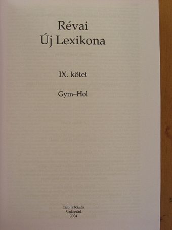 Révai új lexikona 9. (töredék) [antikvár]