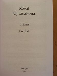 Révai új lexikona 9. (töredék) [antikvár]