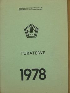 Nehézipari Minisztérium S. E. Természetjáró Szakosztály turaterve 1978. [antikvár]