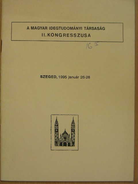 A Magyar Idegtudományi Társaság II. Kongresszusa [antikvár]