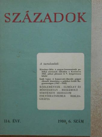Glatz Ferenc - Századok 1980/6. [antikvár]