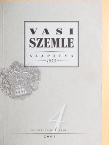Fettich Nándor - Vasi Szemle 2001/4. [antikvár]