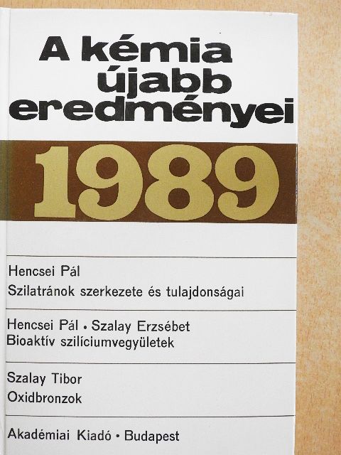 Hencsei Pál - A kémia újabb eredményei 69. [antikvár]