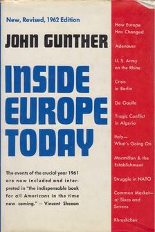 John Gunther - Inside Europe Today [antikvár]