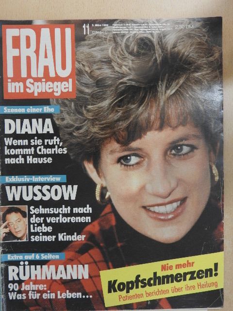 Frau im Spiegel 5. März 1992 [antikvár]