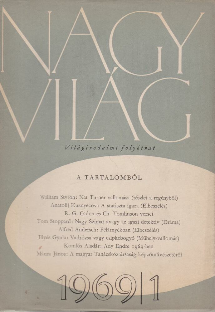 KARDOS LÁSZLÓ - Nagyvilág 1969/1. [antikvár]