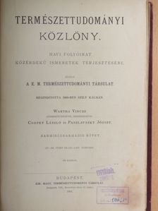 Természettudományi Közlöny 1901. január-december [antikvár]