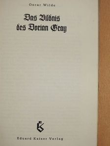 Oscar Wilde - Das Bildnis des Dorian Gray [antikvár]
