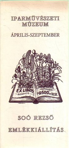 Soó Rezső emlékkiállítás [antikvár]