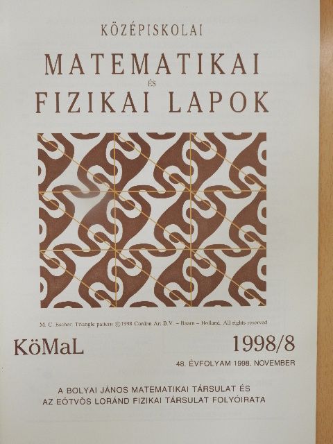 Honyek Gyula - Középiskolai matematikai és fizikai lapok 1998. november [antikvár]