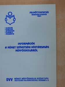 Felicitas von Küchler - Információk a Német Szövetségi Köztársaság népfőiskoláiról [antikvár]