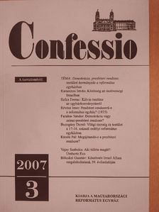 Bolyki János - Confessio 2007/3. [antikvár]