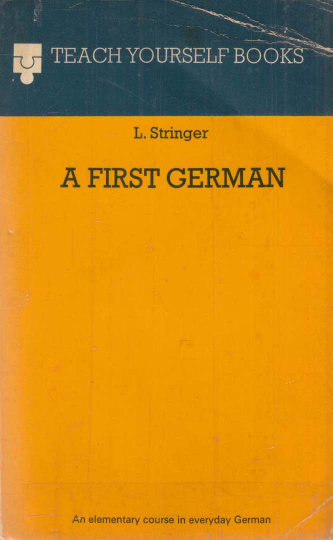 L. Stringer - A first german [antikvár]