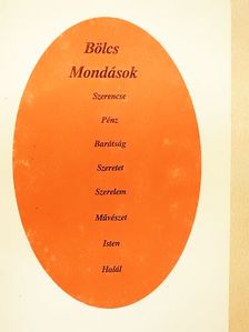 Bölcs mondások [antikvár]