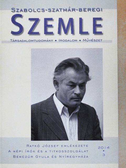 Bodnár Zsuzsanna - Szabolcs-Szatmár-Beregi Szemle 2014/3. [antikvár]