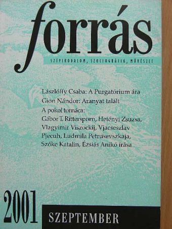 Bálint Tibor - Forrás 2001. szeptember [antikvár]
