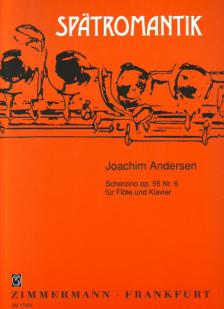 ANDERSEN, JOACHIM - SCHERZINO OP.55 NR.6 FÜR FLÖTE UND KLAVIER, REVIDIERTE AUSGABE