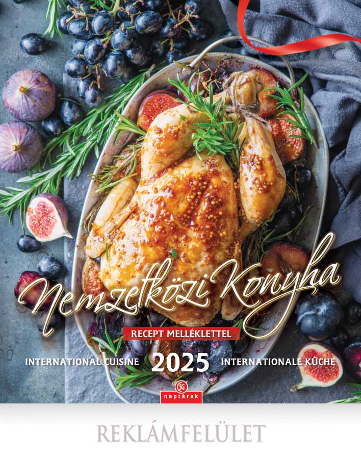 FN U11 - Nemzetközi konyha - Falinaptár 2025 (30X34)