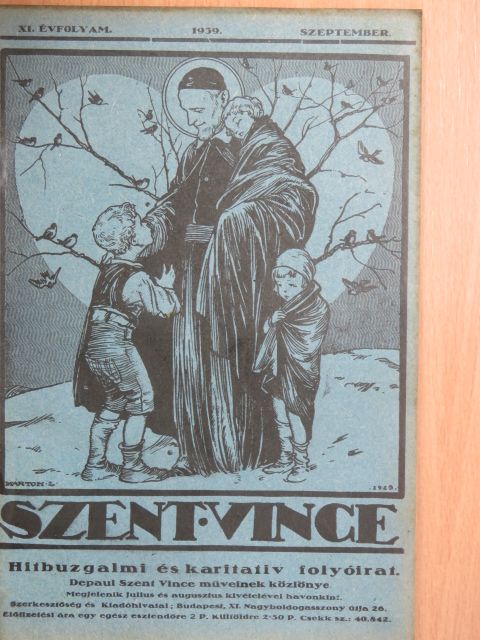 Janisch Mihály - Szent Vince 1939. szeptember [antikvár]