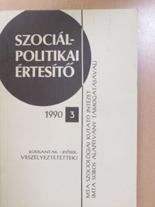 Bárdos Kata - Szociálpolitikai értesítő 1990/3. [antikvár]