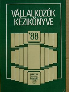 Dr. Kiss Zoltán - Vállalkozók kézikönyve '88 [antikvár]