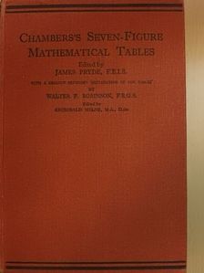 Chambers's Seven-Figure Mathematical Tables [antikvár]