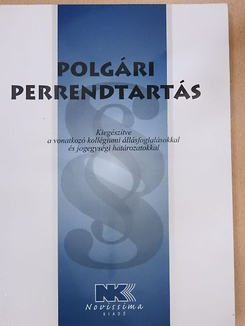 Polgári perrendtartás [antikvár]