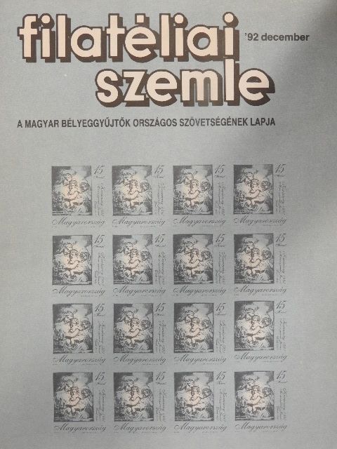 Bér Andor - Filatéliai Szemle 1992. december [antikvár]