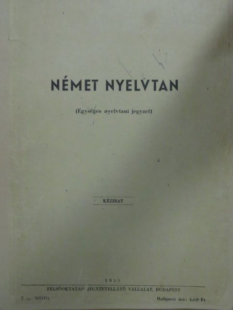 Somogyi Béla - Német nyelvtan [antikvár]