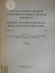 F. Kaszanitzky - Magyar Nemzeti Múzeum-Természettudományi Múzeum évkönyve 1959. [antikvár]
