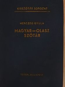 Herczeg Gyula - Magyar-olasz szótár [antikvár]