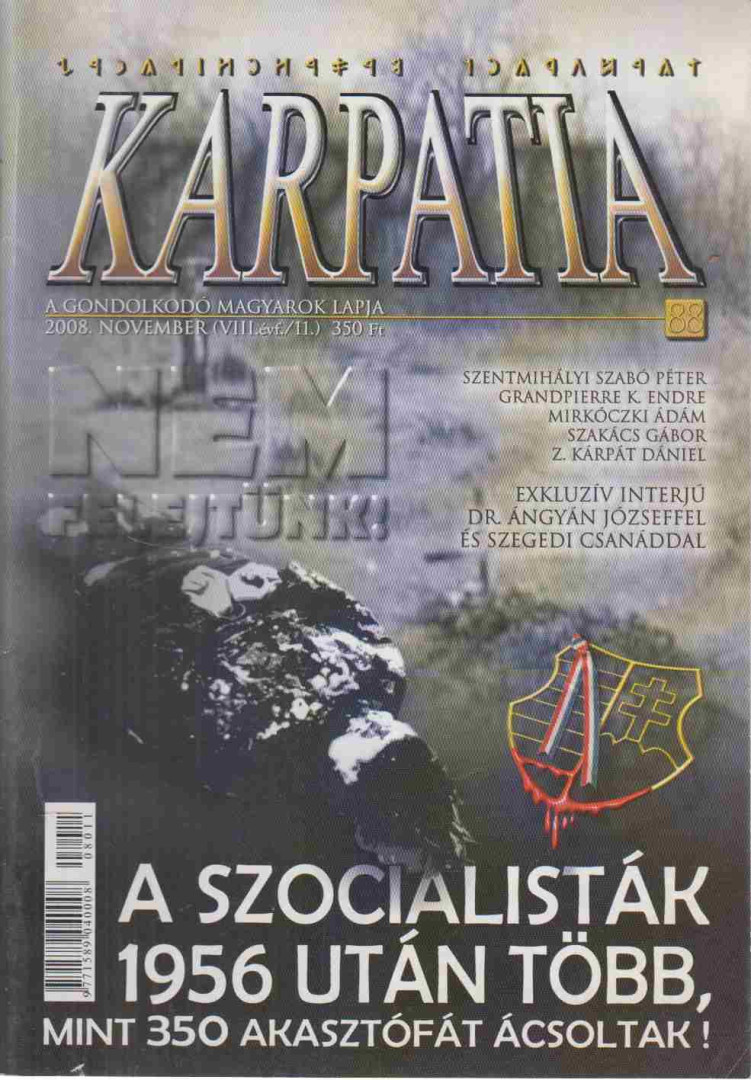 Z. Kárpát Dániel - Karpatia 2008. november 88. szám [antikvár]