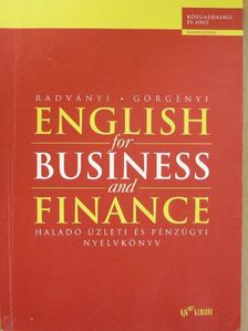 Dr. Radványi Tamás - English for Business and Finance [antikvár]