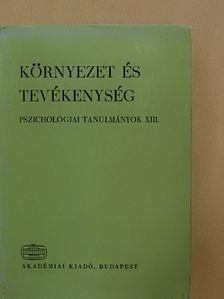 Dr. Popper Péter - Környezet és tevékenység [antikvár]
