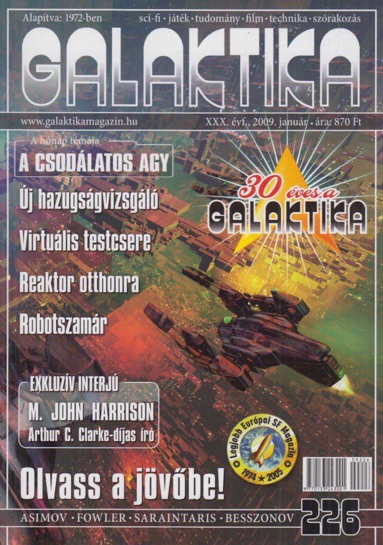 BURGER ISTVÁN - Galaktika 226. XXX. évf. 2009. január [antikvár]