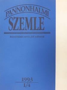 Aszalós János - Pannonhalmi Szemle 1993/4. [antikvár]
