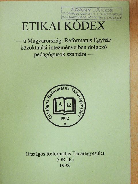 Kerekes Barnabás - Etikai kódex [antikvár]