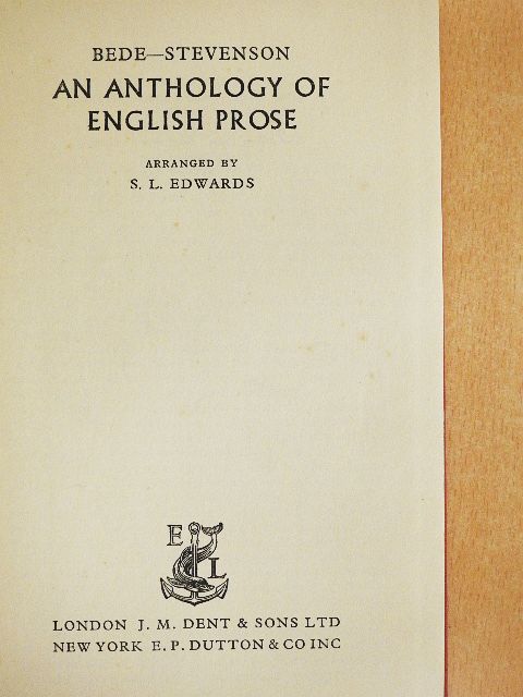 Hugh Latimer - An Anthology of English Prose [antikvár]