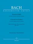 J. S. Bach - KONZERT d-MOLL FÜR VIOLINE, STREICHER UND BC NACH BWV 1052, KLAVIERAUSZUG