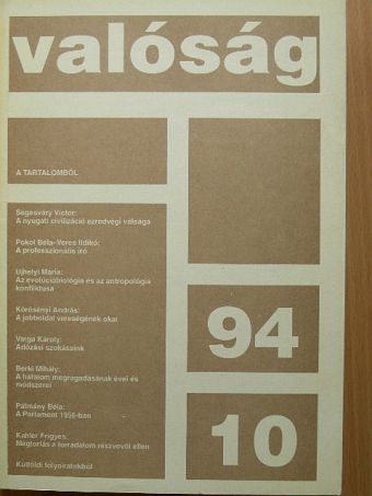 Amitai Etzioni - Valóság 1994. október [antikvár]