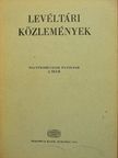 Csizmadia Andor - Levéltári közlemények XLVII. 2. szám [antikvár]
