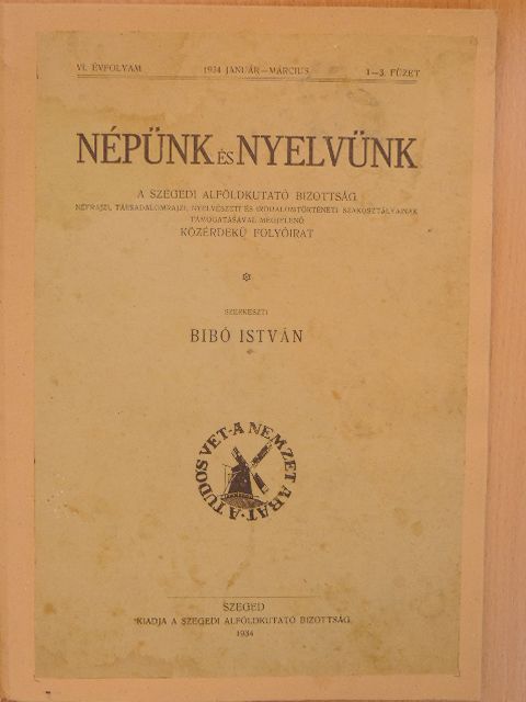 Bátky Zsigmond - Népünk és nyelvünk 1934. január-március [antikvár]