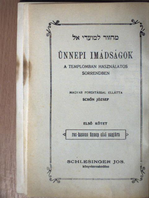 Ünnepi imádságok I. [antikvár]