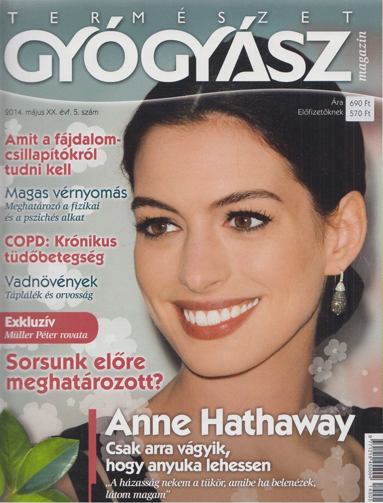 dr. Görgei Katalin (főszerk.) - Természetgyógyász magazin 2014. Május [antikvár]