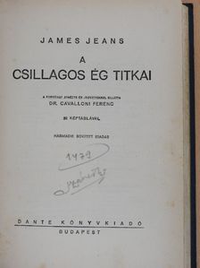 James Jeans - A csillagos ég titkai [antikvár]